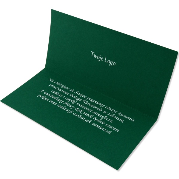 kartki-bozonarodzeniowe-podluzne-DL-firmowe-zielone-zyczenia-boze-narodzenie-z-bialym-nadrukiem